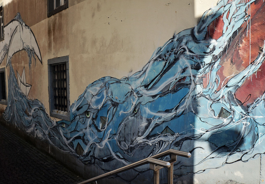 wall art  of Ponta Delgada, Azores