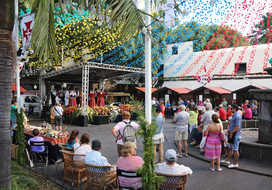 celebration in Funchal, Madeira