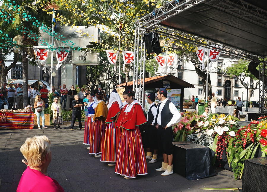 traditional celebration in Funchal, Madeira