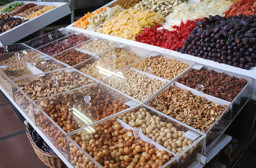 nuts at Funchal Market