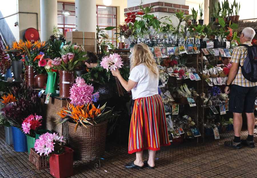 flowers at Funchal Market