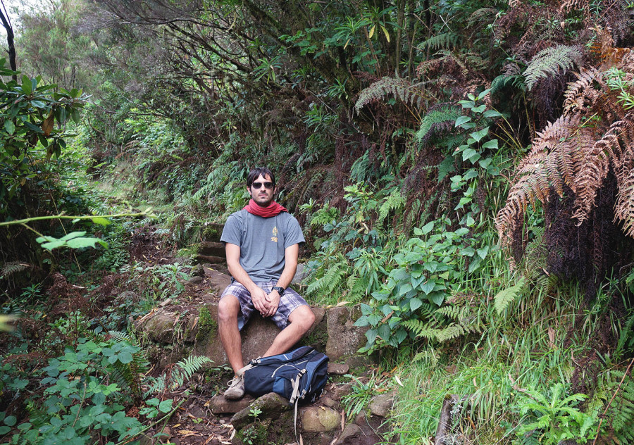 Matt hiking Pico Ruivo