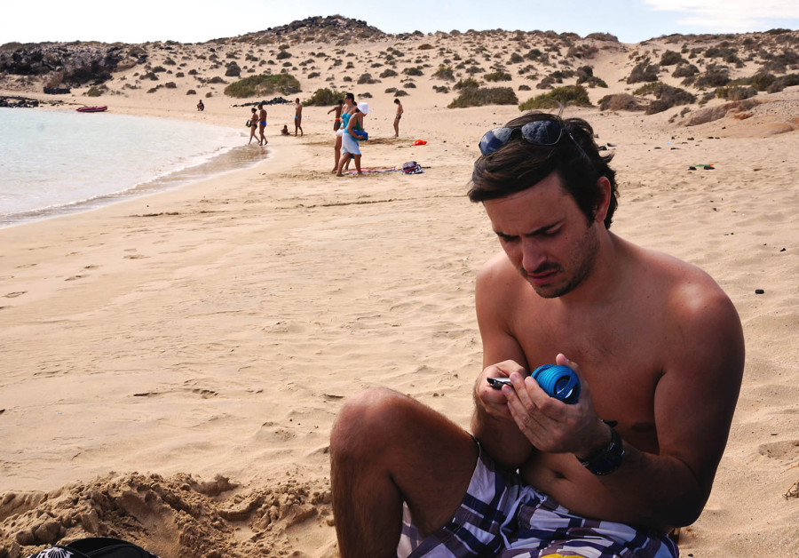 Matt at beach