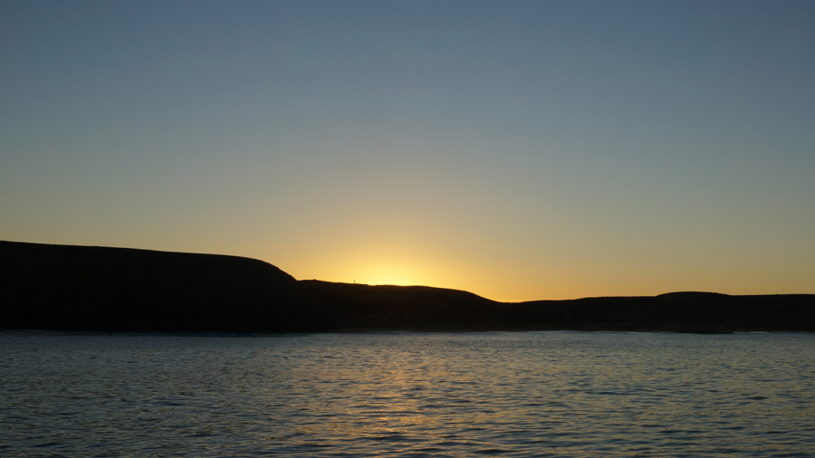 sunrise at Playa Papagayo, Lanzarote