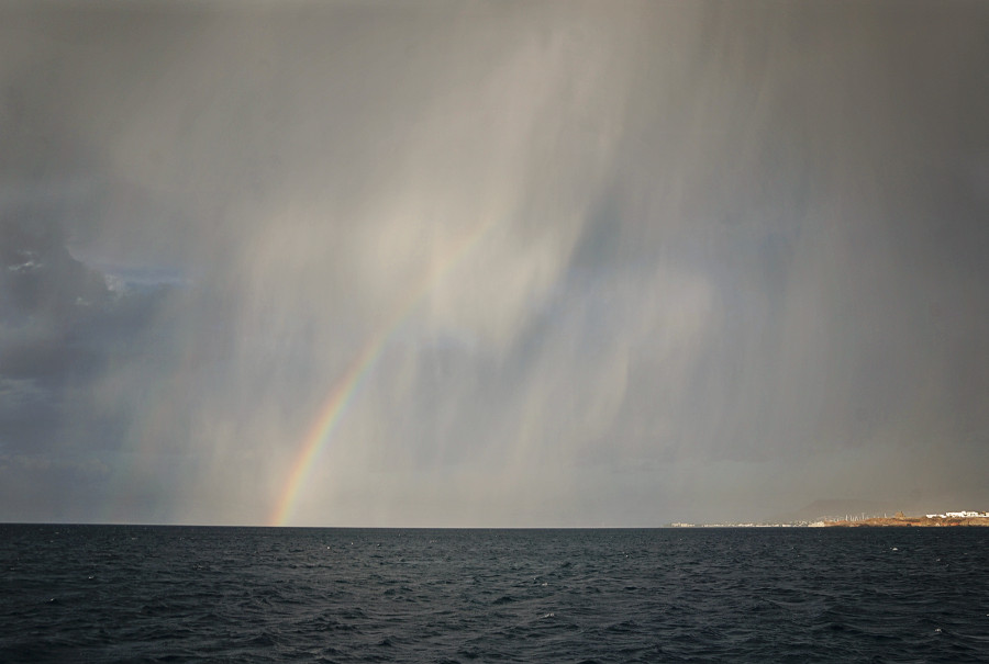 rainbow in a sandstorm