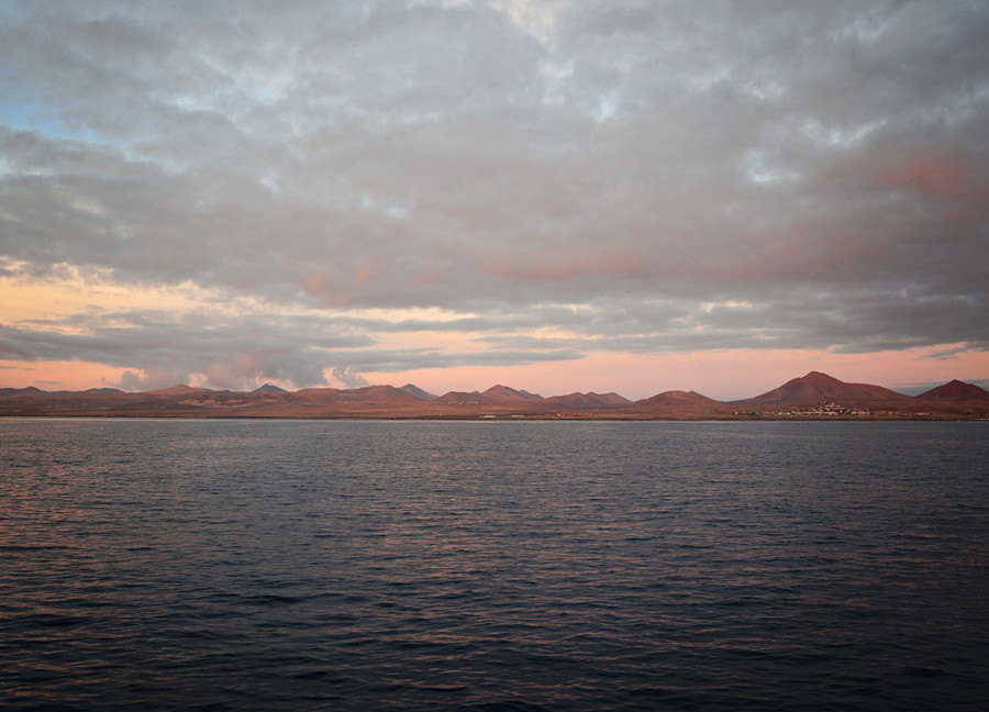 sunrise over Fuerteventura, Canary Islands