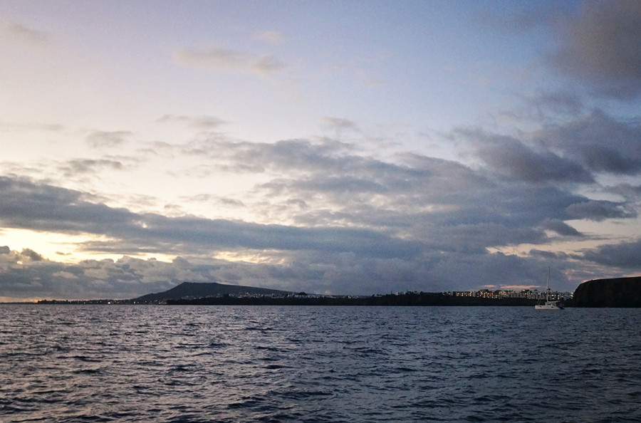 dusk at Playa Blanca, Lanzarote