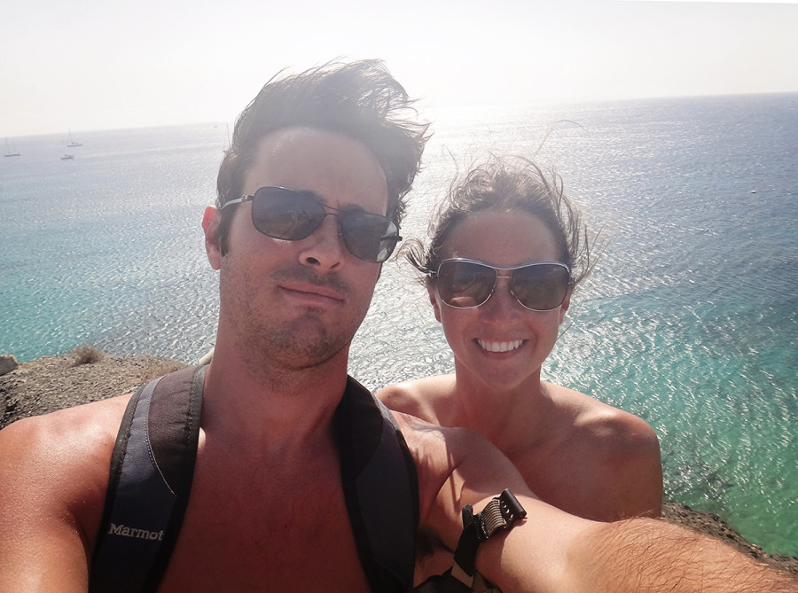 Matt & Jessica on Lanzarote