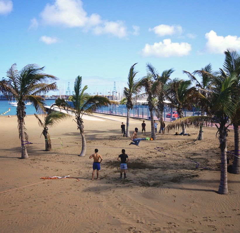 slacklining Las Palmas