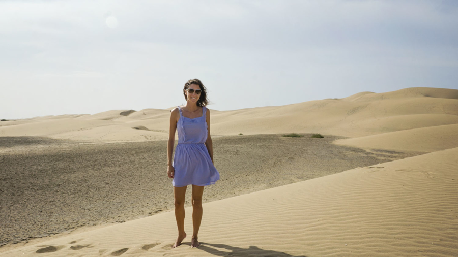 Jessica at Maspalomas Dunes