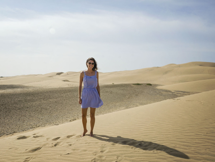 Jessica at Maspalomas Dunes