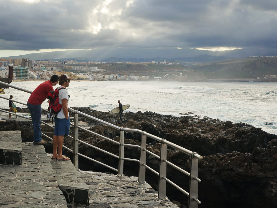 Matt & Alex at Playa Canteras