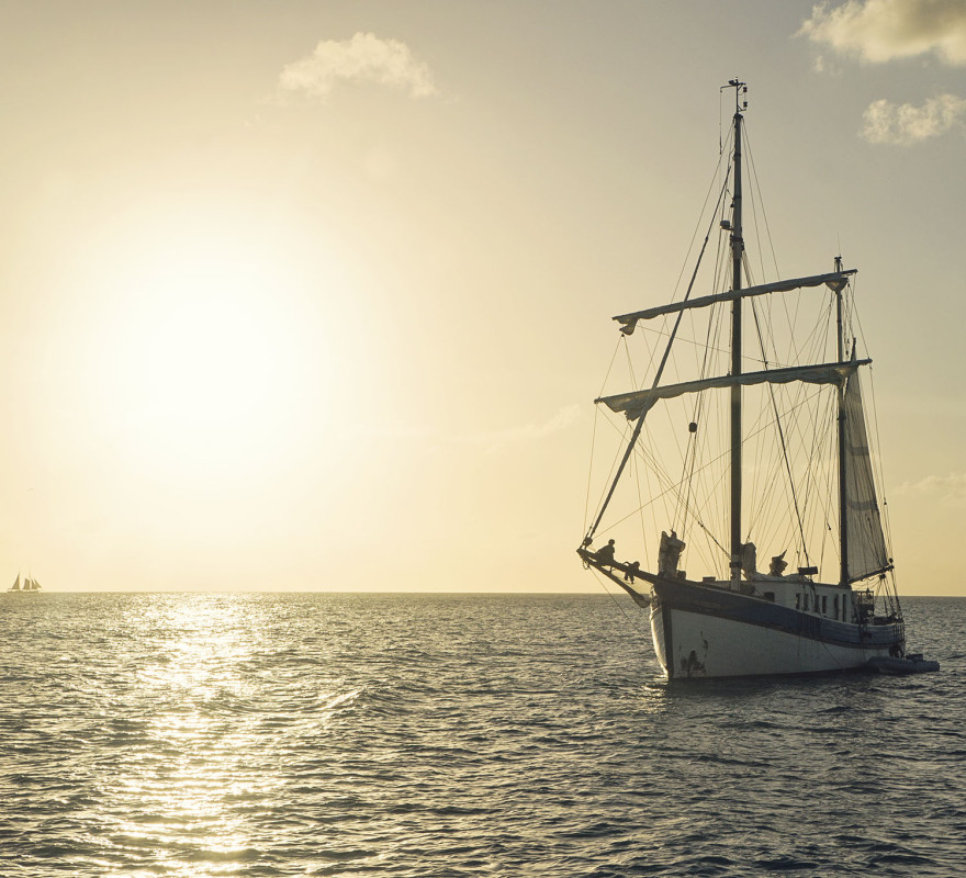 sunset in Sint Maarten