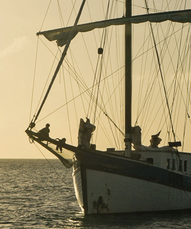 kids on sailboat, St. Maarten