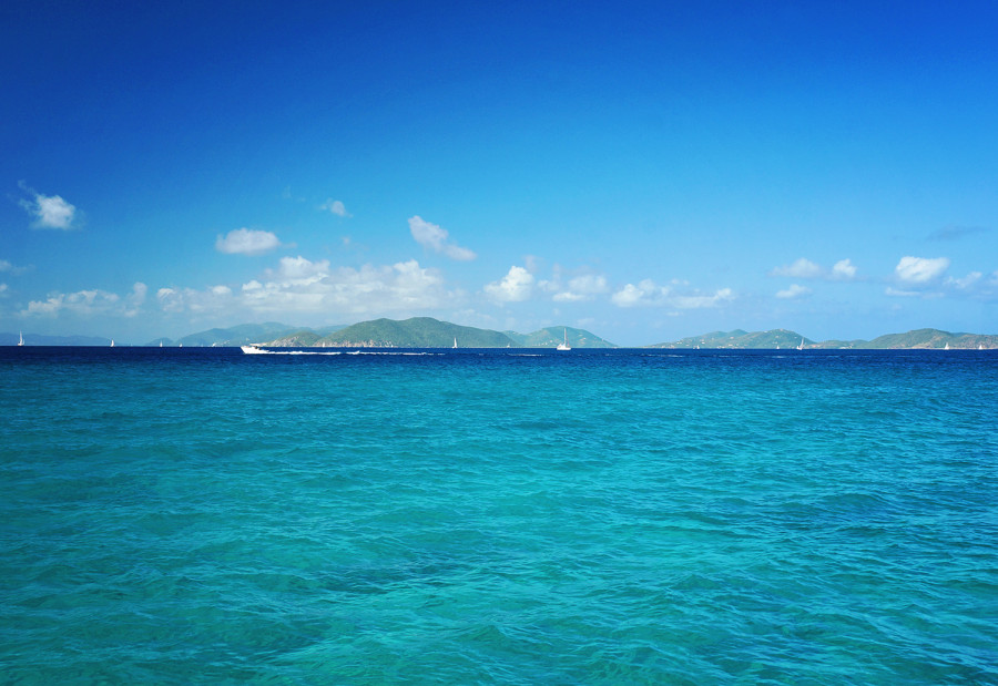 View of Tortola from Virgin Gorda