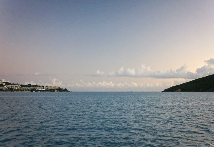 entrance to Charlotte Amalie harbor