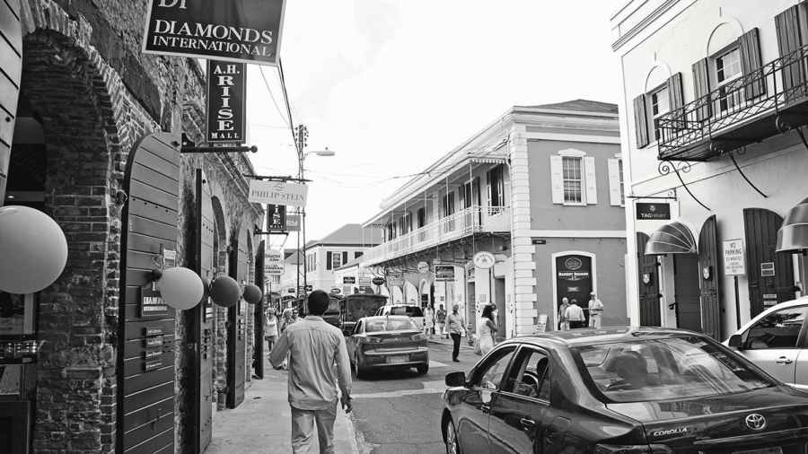 shopping district, Charlotte Amalie