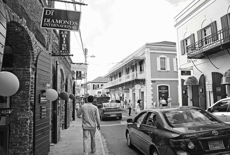 shopping district, Charlotte Amalie