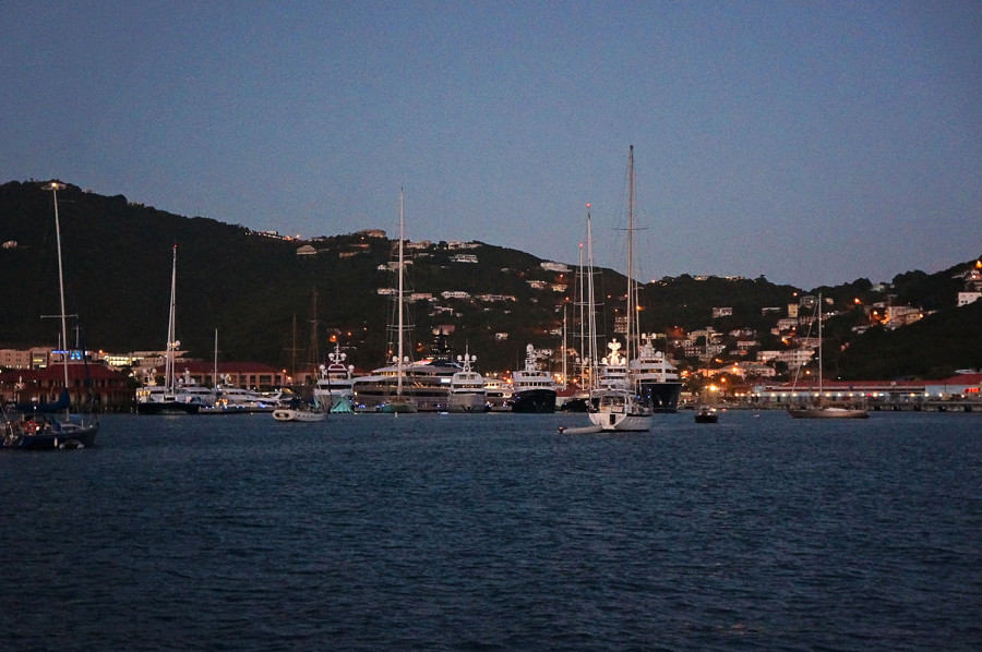 Charlotte Amalie at night