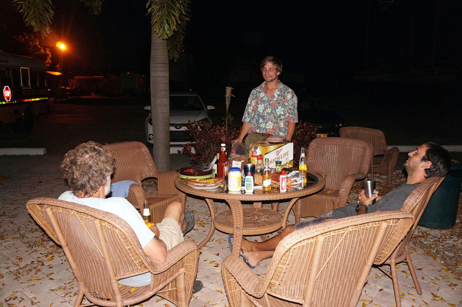 Hannes at the patio