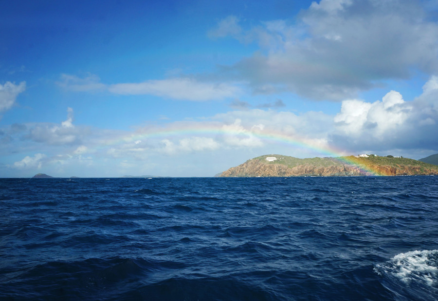 rainbow over St. Thomas