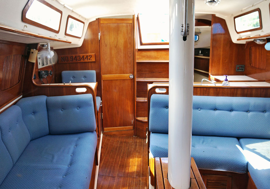 Sabre 34 Targa looking aft