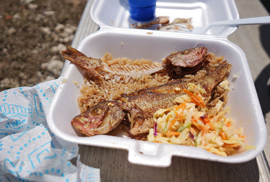 Bahamian fried fish