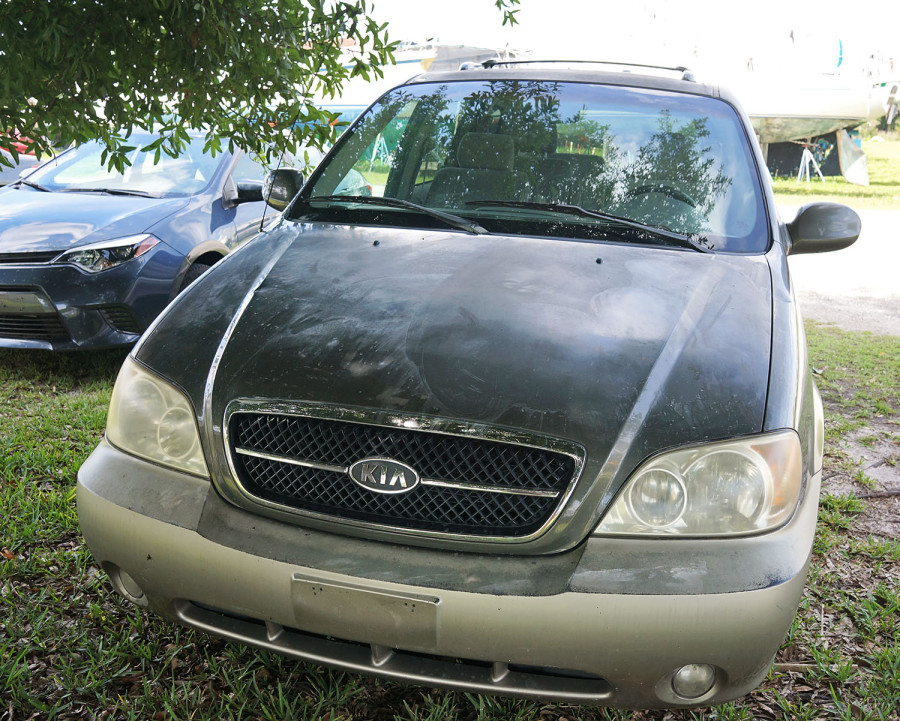 our beat up Kia