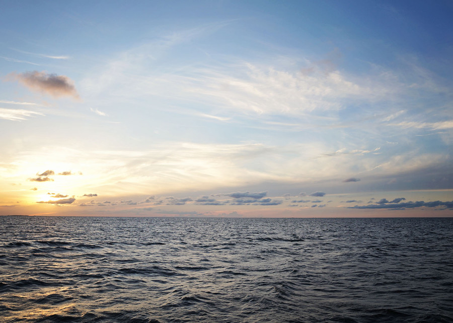 sunset on Lake Okeechobee