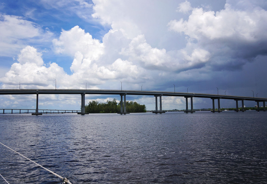 storm over Fort Meyers