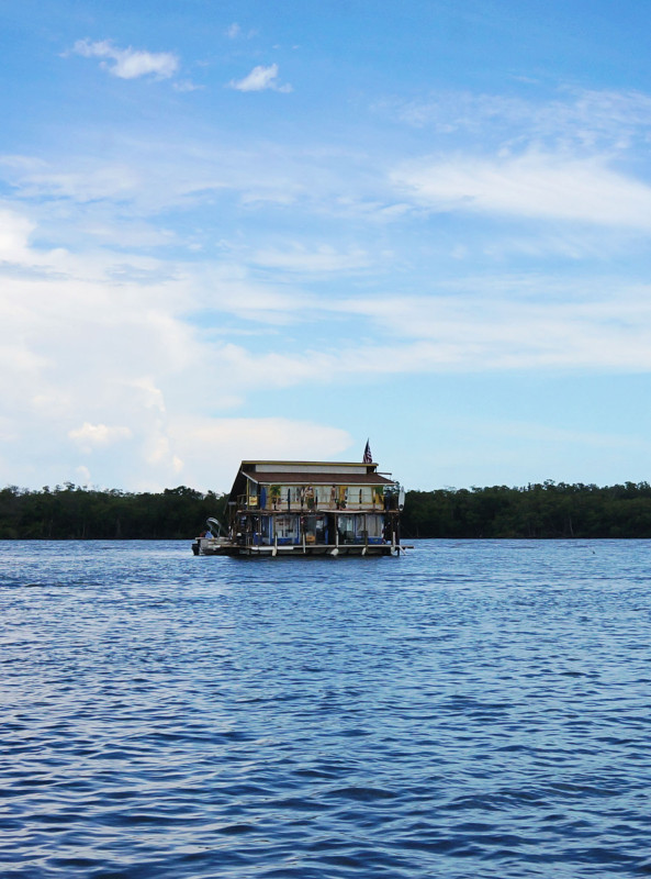 floating shop on Pine Island Sound