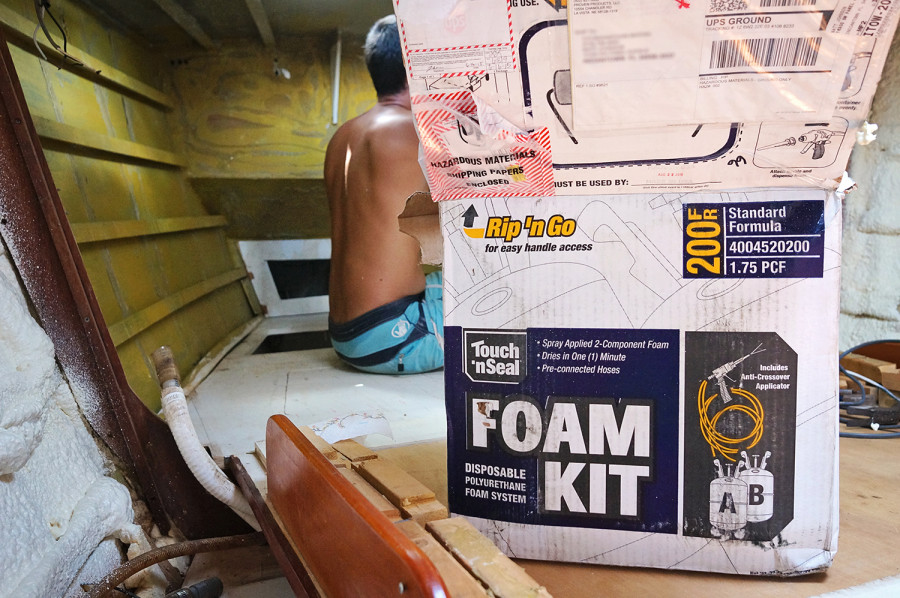 spray foam insulation kit