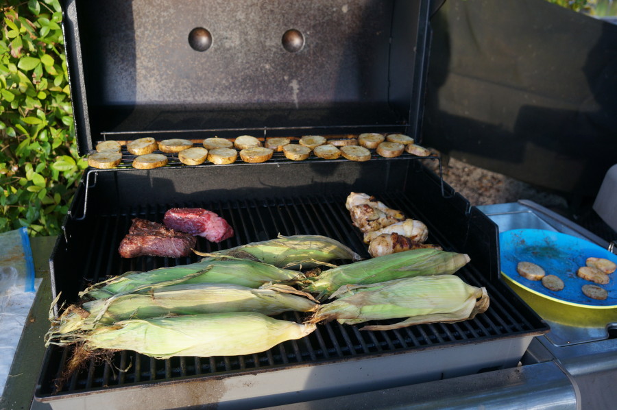 grilling out