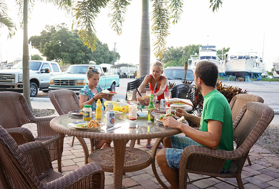 cookout at Indiantown Marina