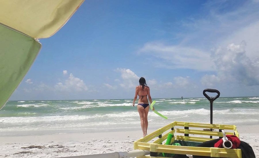 Jessica at Siesta Beach