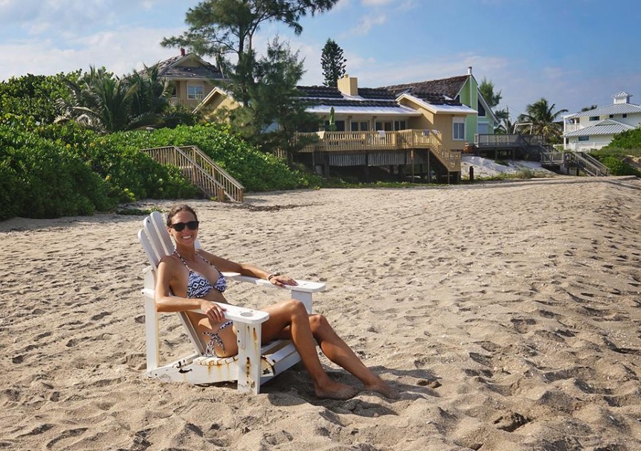 Jessica on Bathtub Reef Beach, Hutchinson Island, Stuart Florida