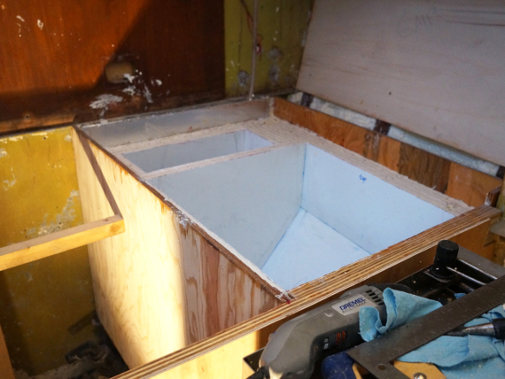 building a refrigerator box for a boat