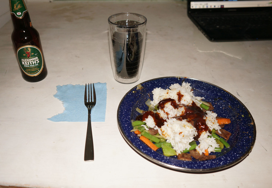 first meal cooked on Daze Off