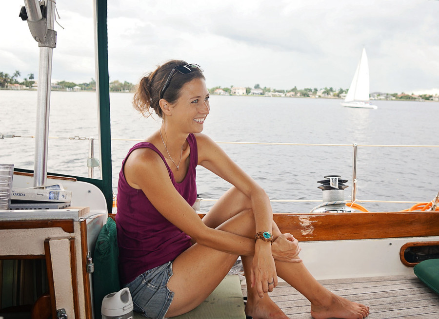 Jessica on St. Lucie River