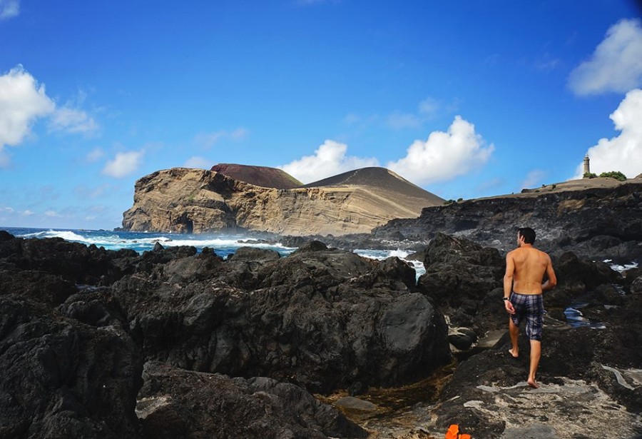 lighthouse on Faial Azores