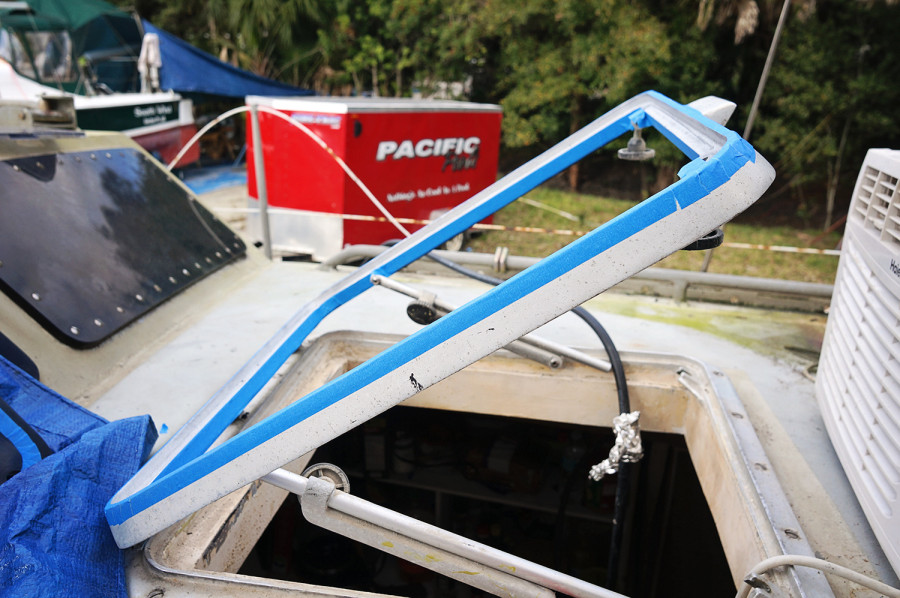 taping hatch frame