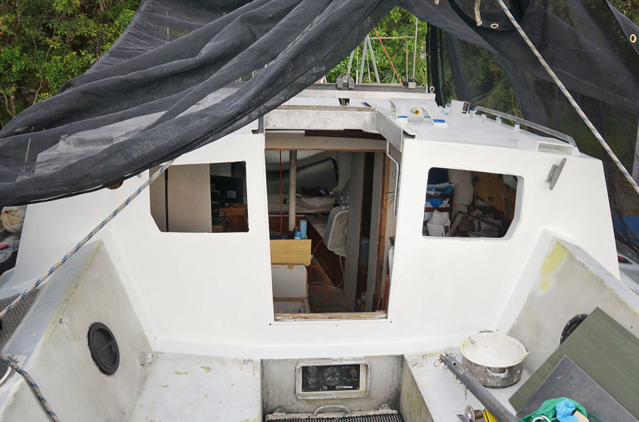 companionway barrier coated