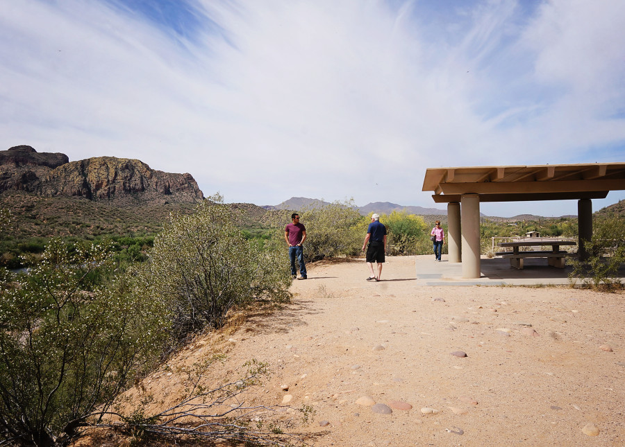 Superstition Mountains overlook