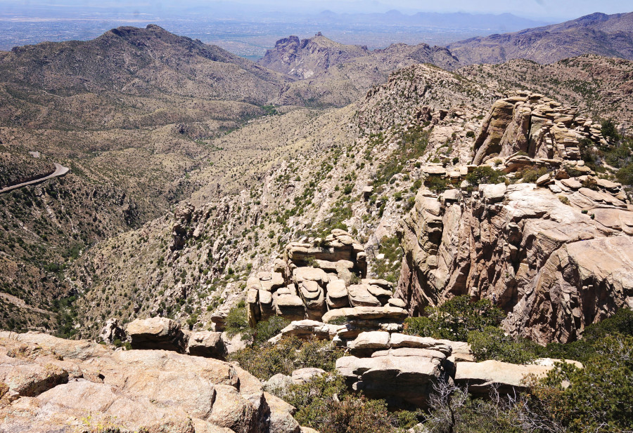 overlooking Tuscon