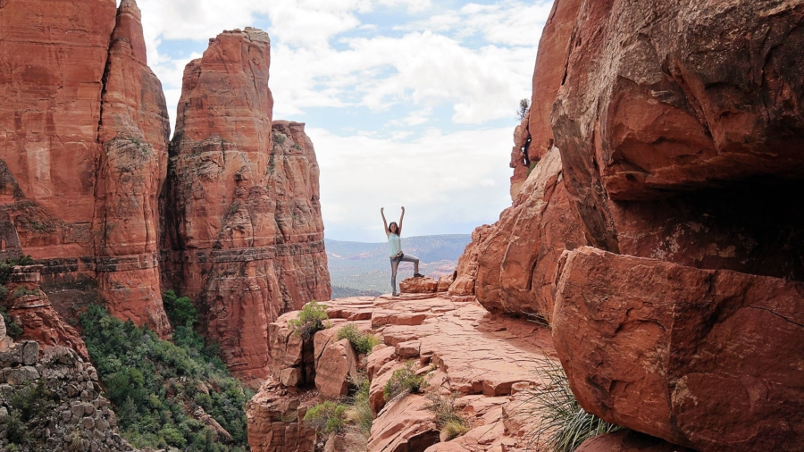 cliff atop Cathedral Rock