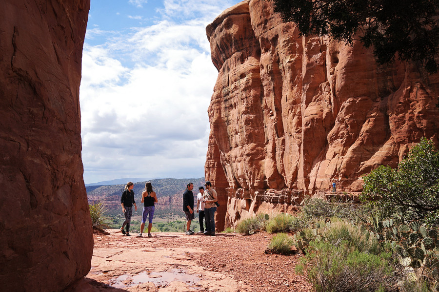 top of Cathedral Rock trail