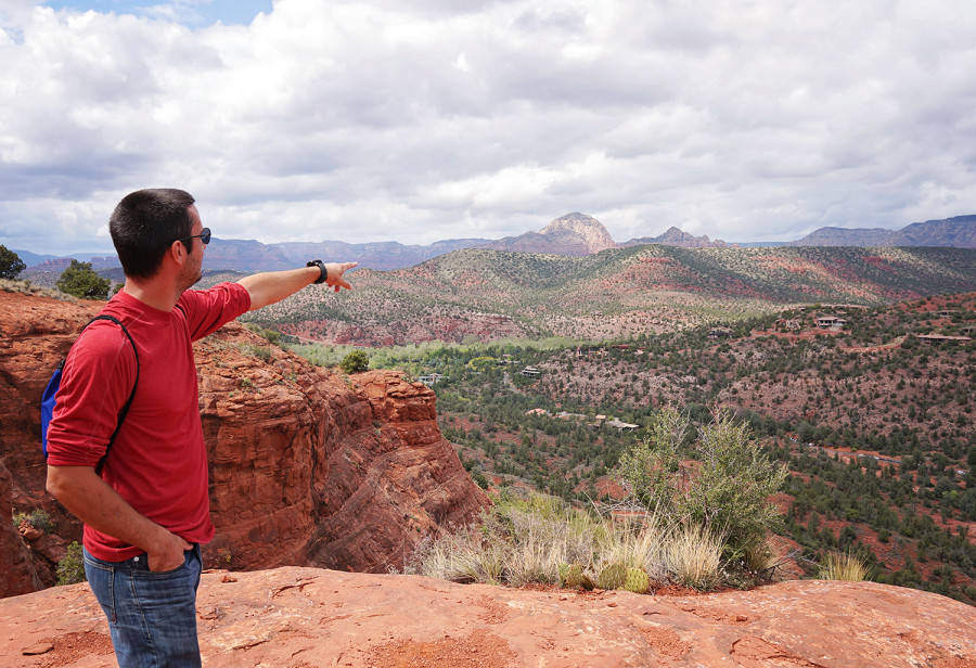 overlooking Sedona, Arizona