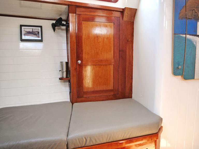 Starboard clothing storage